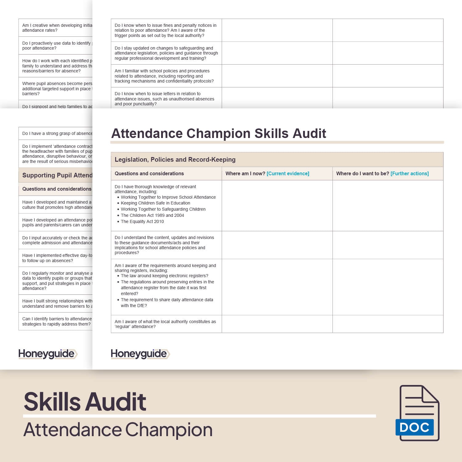 Attendance Champion Skills Audit Pack
