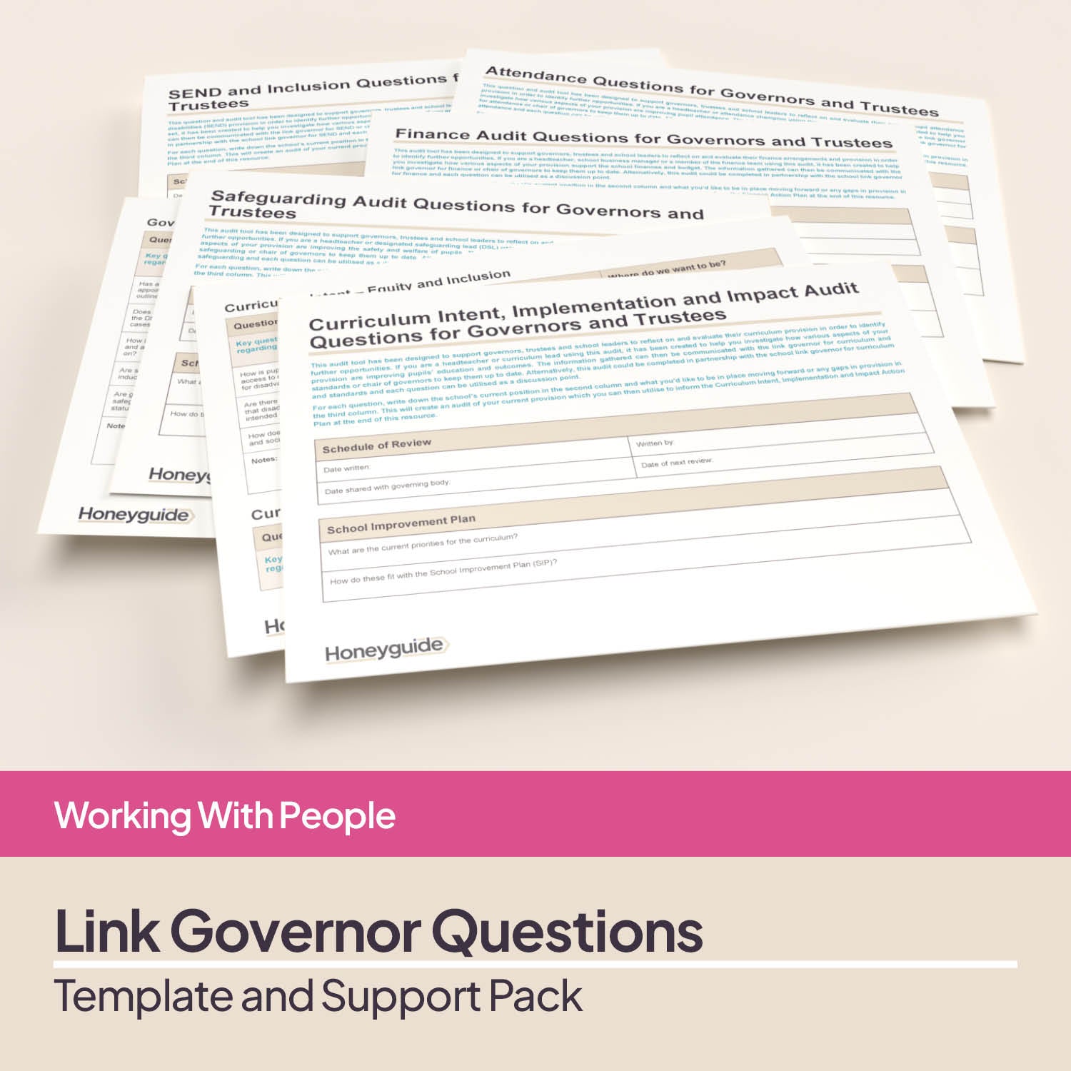 Link Governor Roles Link Governor Questions Pack – 13 Link Governor Roles – Honeyguide ...