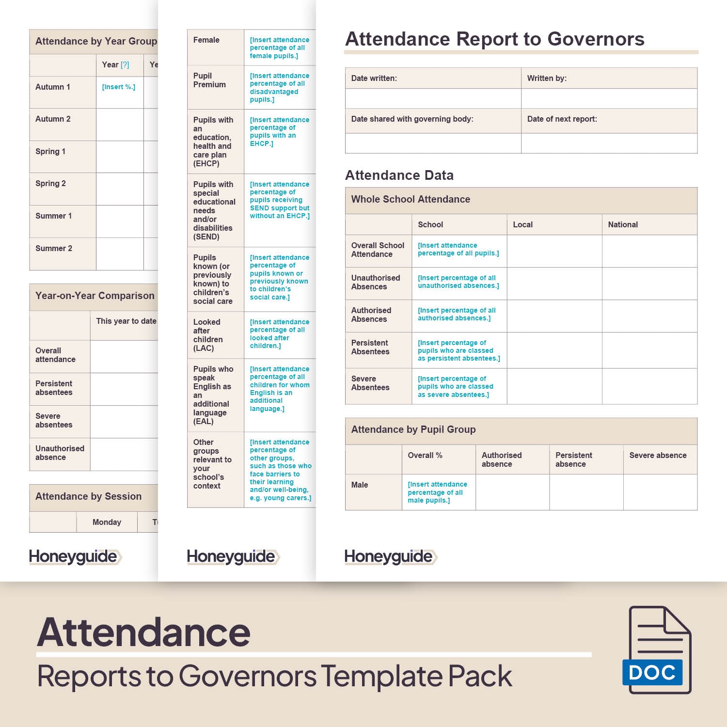 Reports to Governors Template Bundle | Honeyguide SLS – Honeyguide ...