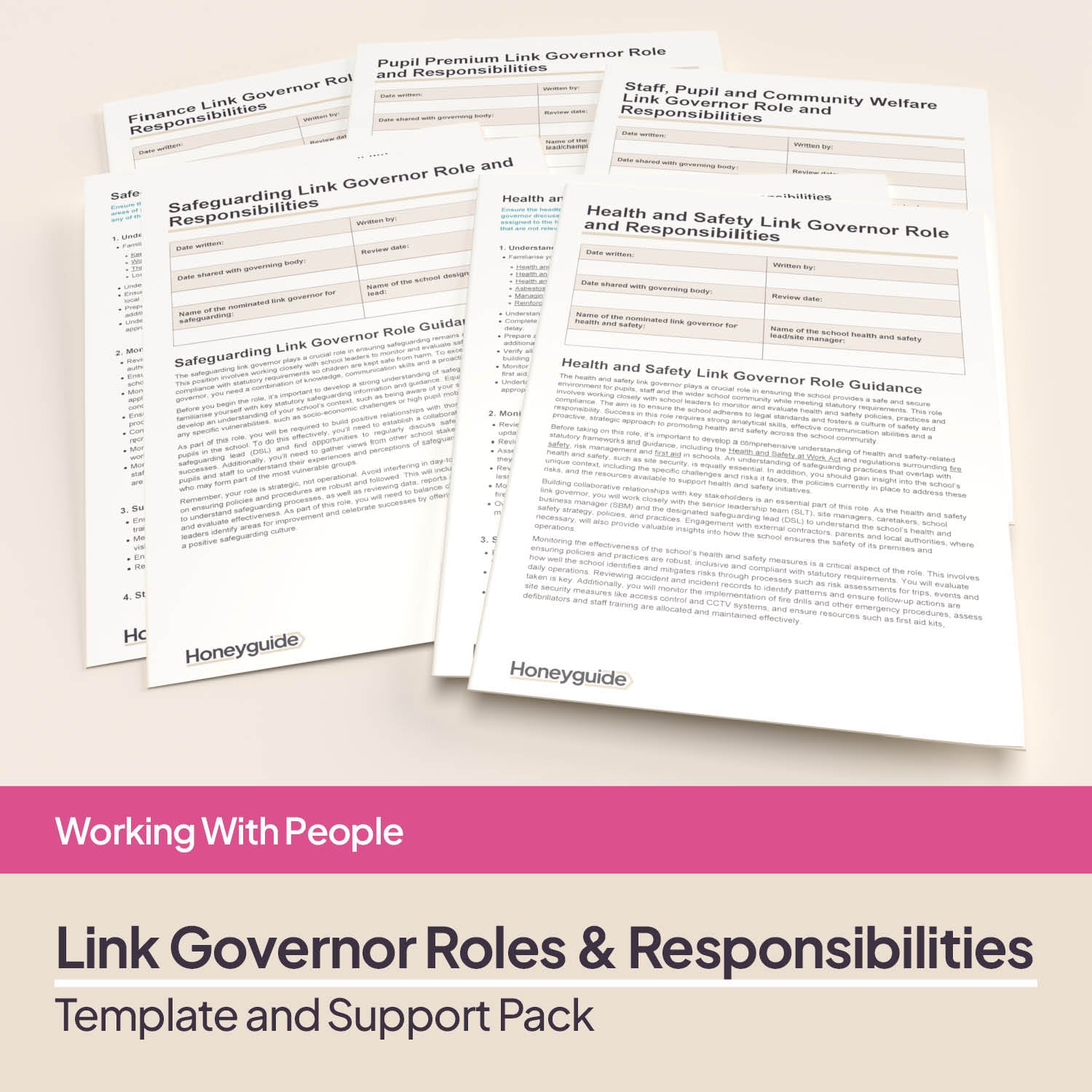 Link Governor Roles Link Governor Roles and Responsibilities Pack | Honeyguide SLS ...