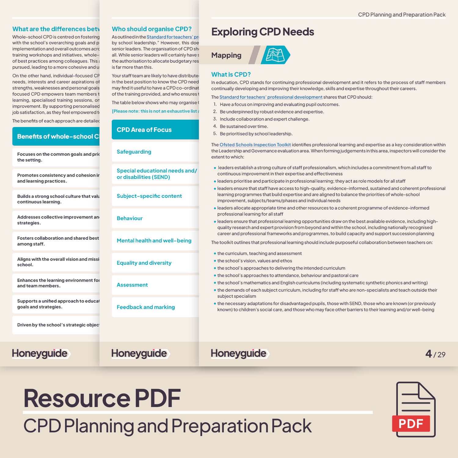 CPD Planning and Preparation Pack