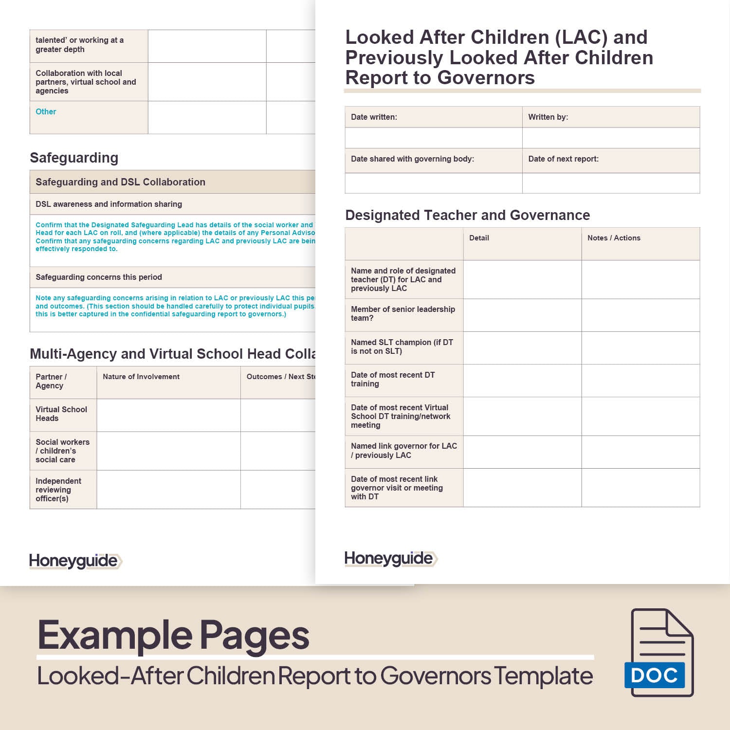 Looked-After Children Report to Governors Template