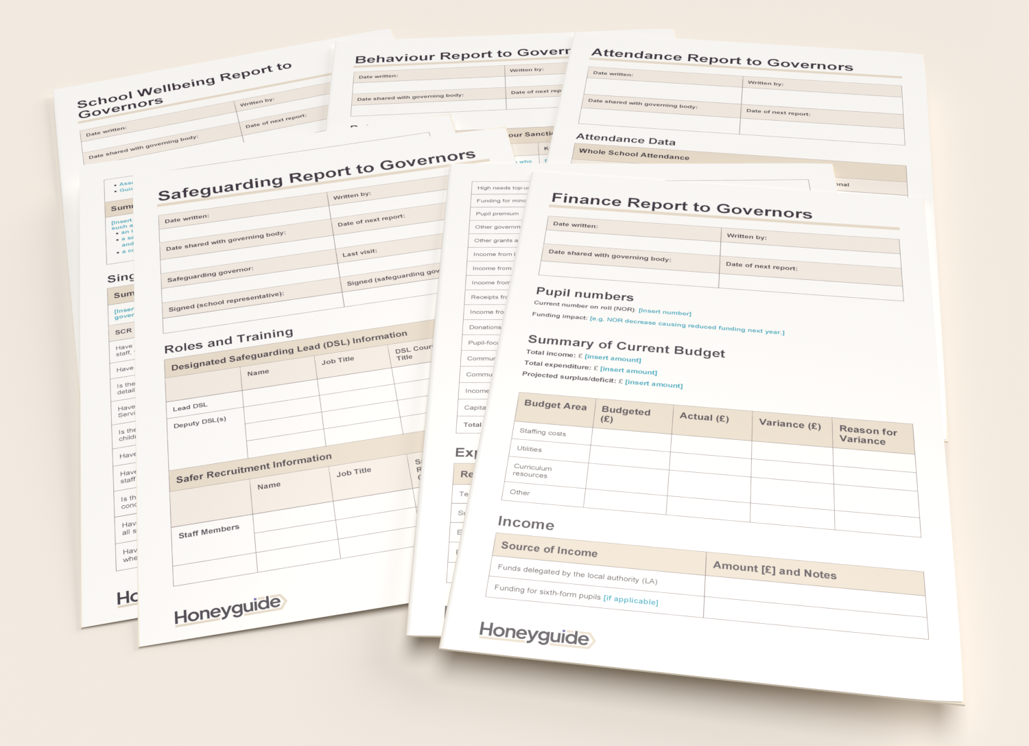 report to governors template
